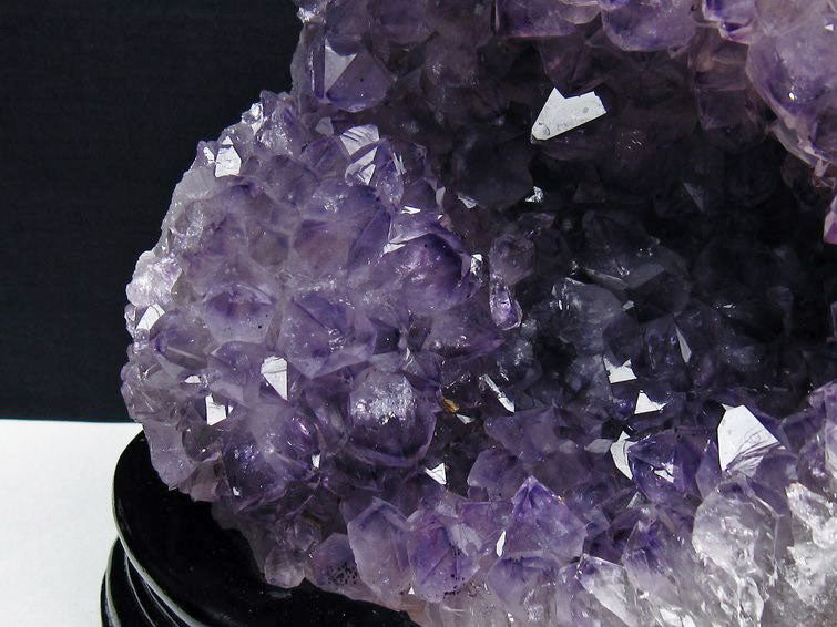 2.1Kg アメジスト クラスター ウルグアイ産 アメジスト 原石 amethyst 台座付属 花型 一点物 192-693