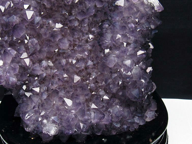 2.8Kg アメジスト クラスター ウルグアイ産 アメジスト 原石 amethyst 台座付属 花型 一点物 192-694