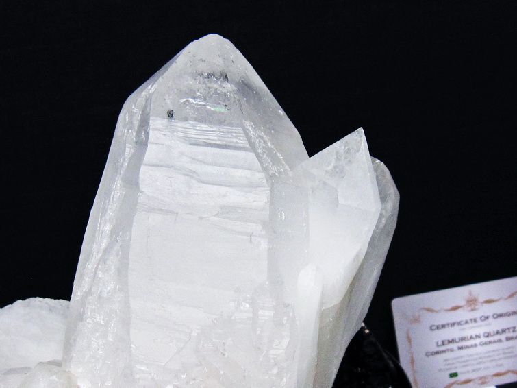 水晶クラスター 2.3Kg 原石 ブラジル ミナスジェライス州 コリント産 一点物 台座付属 レムリアンシード 192-702