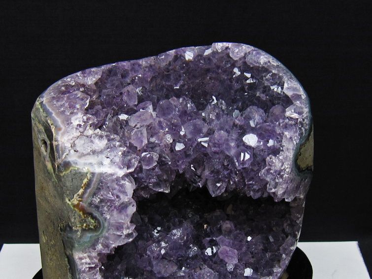 2.1Kg アメジスト クラスター アメジスト 原石 ウルグアイ産 amethyst 台座付属 一点物 192-712