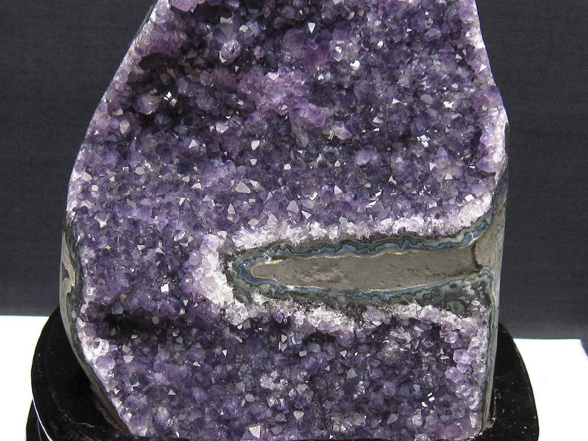 2.2Kg アメジスト クラスター アメジスト 原石 ウルグアイ産 amethyst 台座付属 一点物 192-714