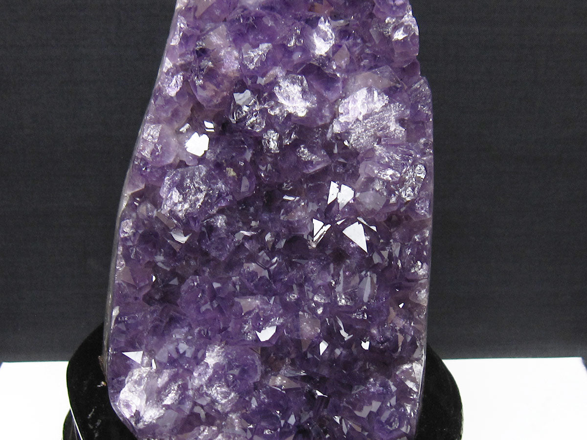2.1Kg アメジスト クラスター アメジスト 原石 ウルグアイ産 amethyst 台座付属 一点物 192-715