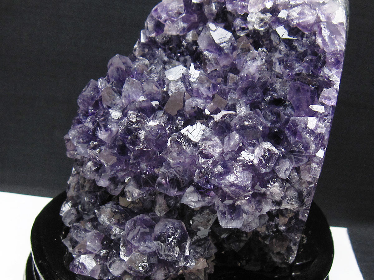 2.4Kg アメジスト クラスター アメジスト 原石 ウルグアイ産 amethyst 台座付属 一点物 192-720