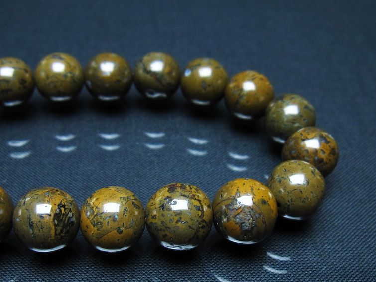 コンドライト ブレスレット サハラNWA869 隕石 11mm 一点物 199-845 【sold out】