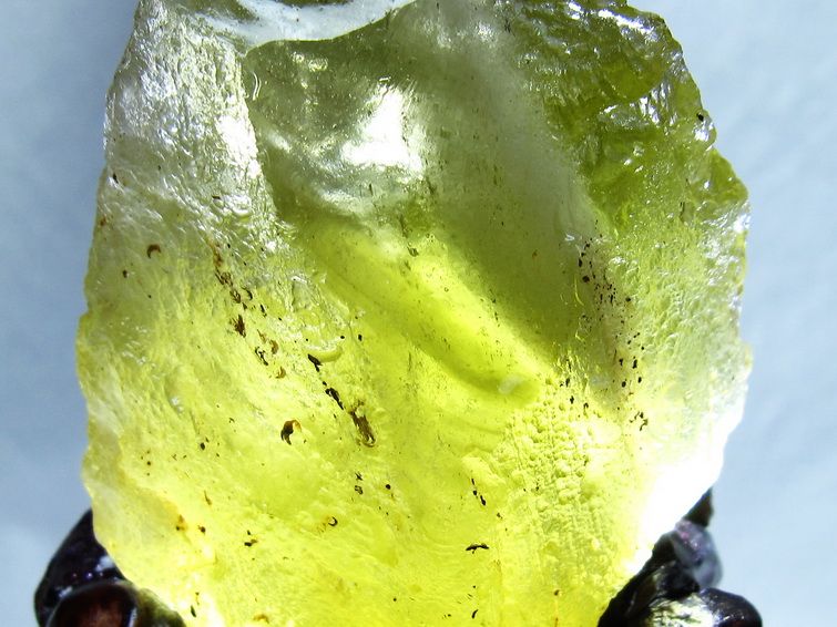 リビアングラス 原石 台座付属 一点物 199-944