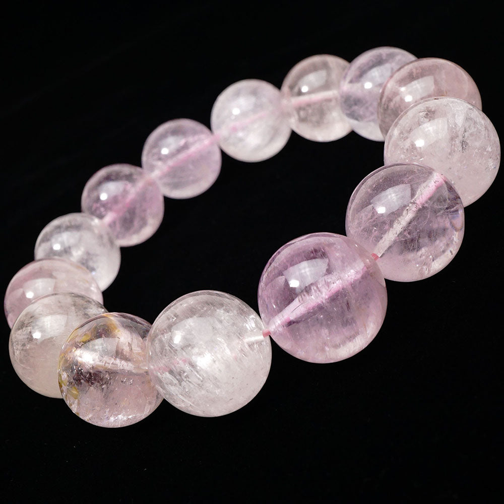 クンツァイト ブレスレット 16mm 一点物 211-2590