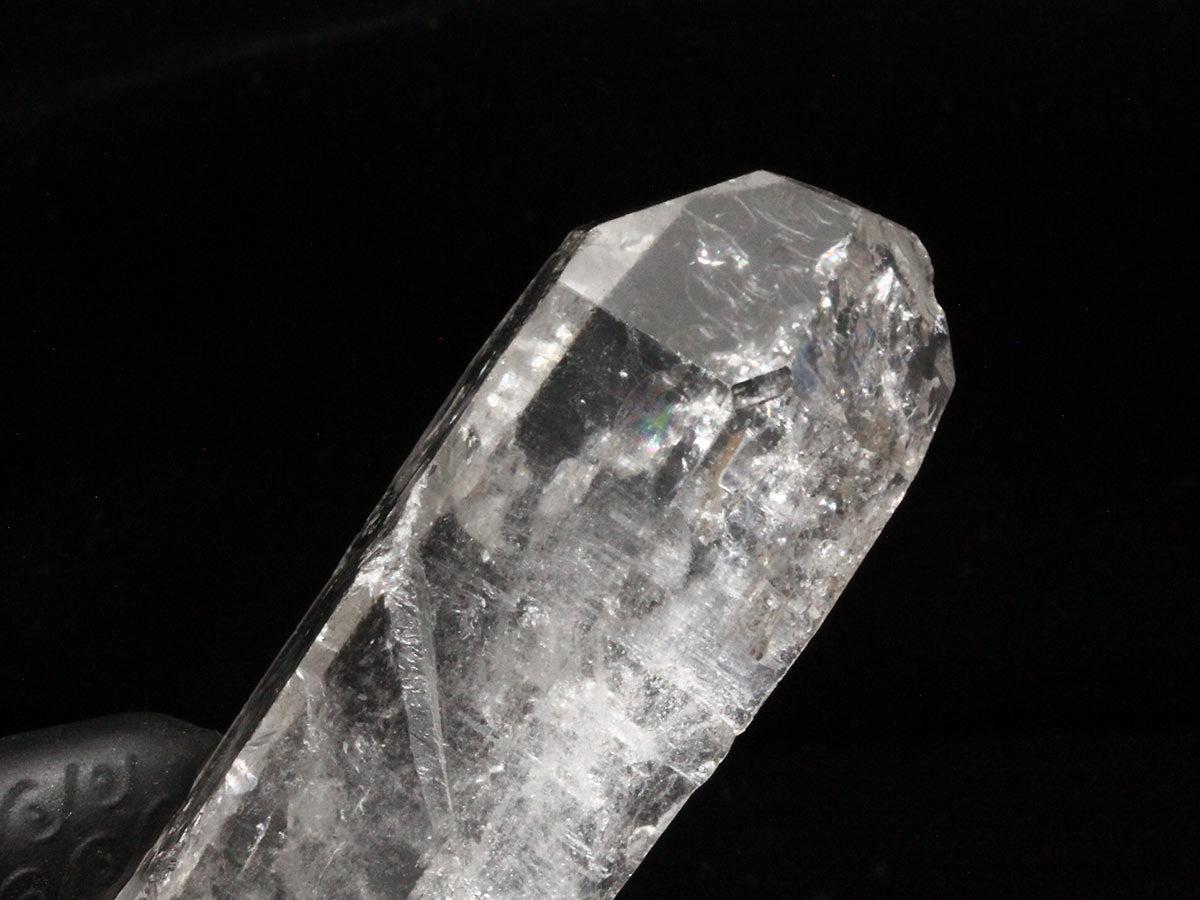 レムリアンシード 水晶 原石 虹入り ブラジル ミナスジェライス州 コリント産 証明書付属 一点物 271-795