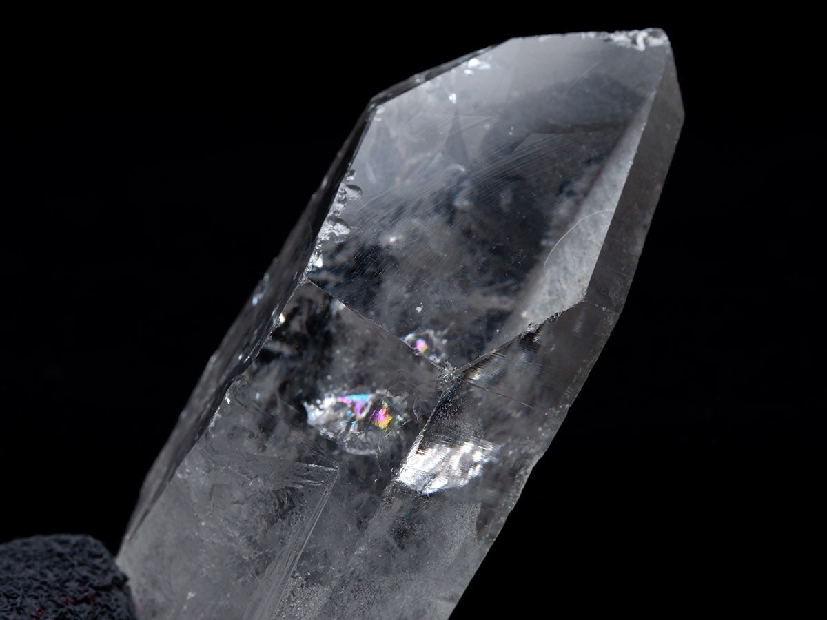 レムリアンシード 水晶 原石 虹入り ブラジル ミナスジェライス州 コリント産 証明書付属 一点物 271-823