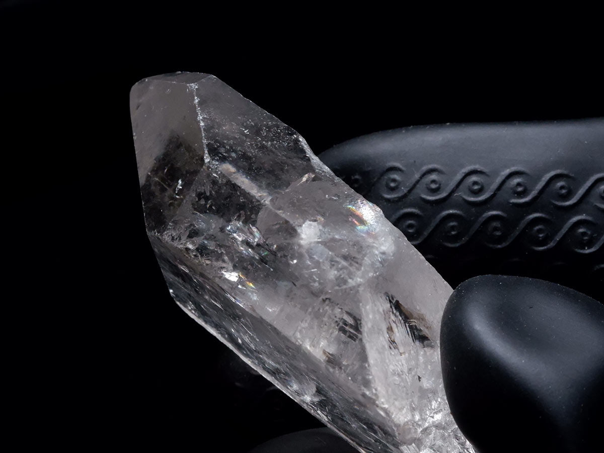 レムリアンシード 水晶 原石 虹入り ブラジル ミナスジェライス州 コリント産 証明書付属 一点物 271-829