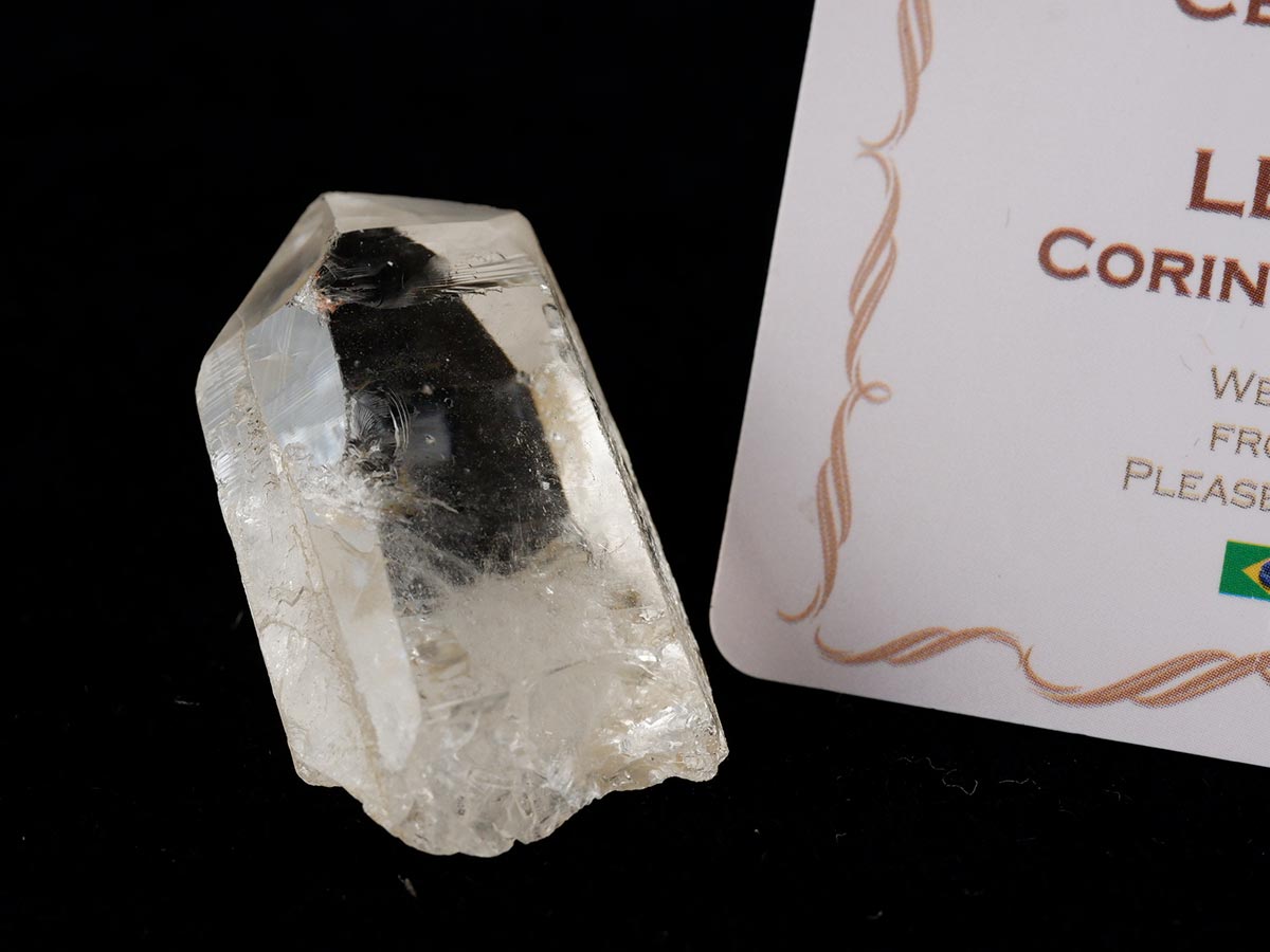 レムリアンシード 水晶 原石 ブラジル ミナスジェライス州 コリント産 証明書付属 一点物 271-865