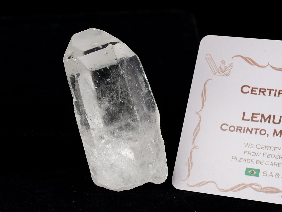 レムリアンシード 水晶 原石 ブラジル ミナスジェライス州 コリント産 証明書付属 一点物 271-866