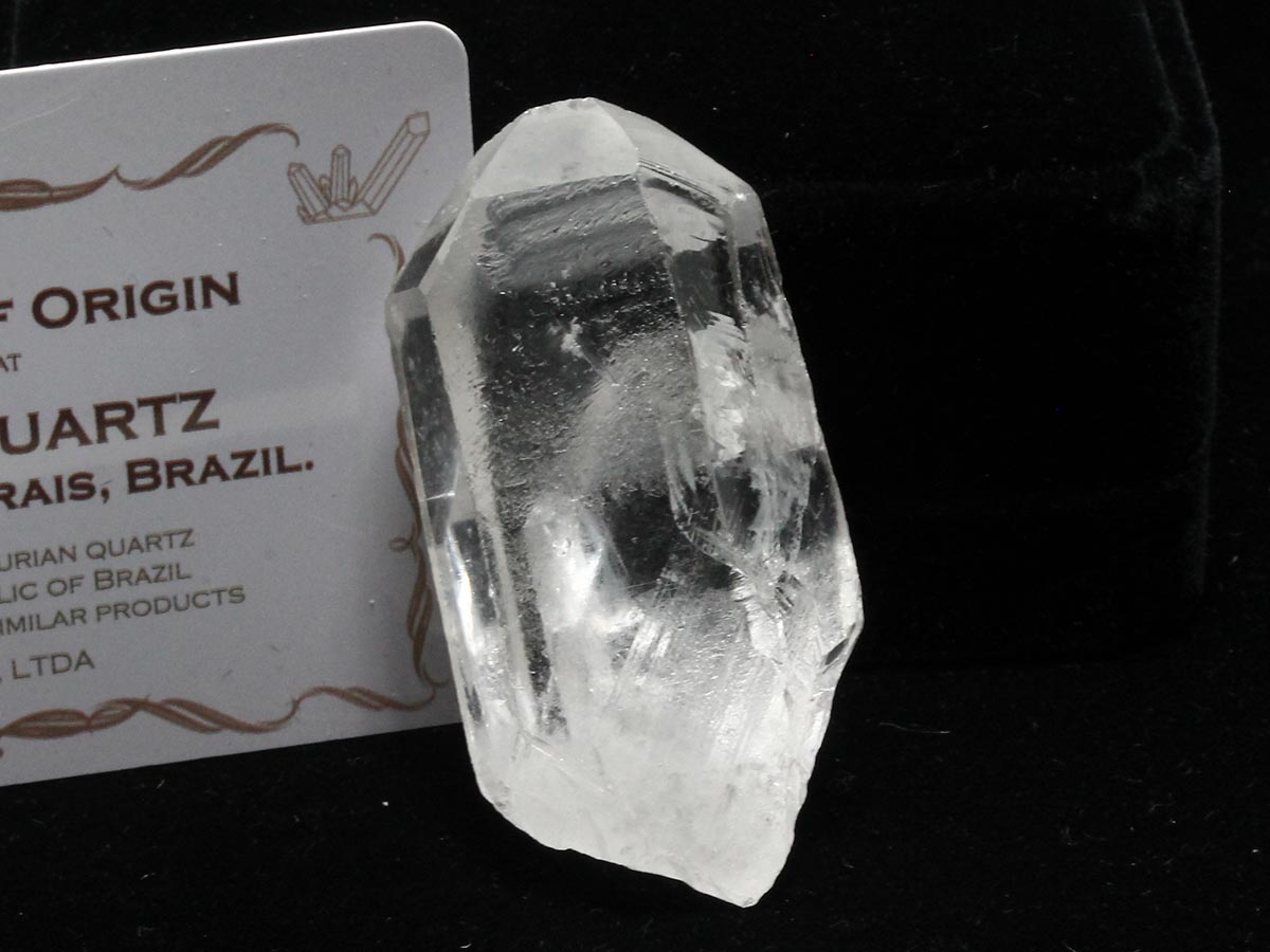 レムリアンシード 水晶 原石 カテドラルライブラリー 証明書付属 ブラジル ミナスジェライス州 コリント産 一点物 271-924