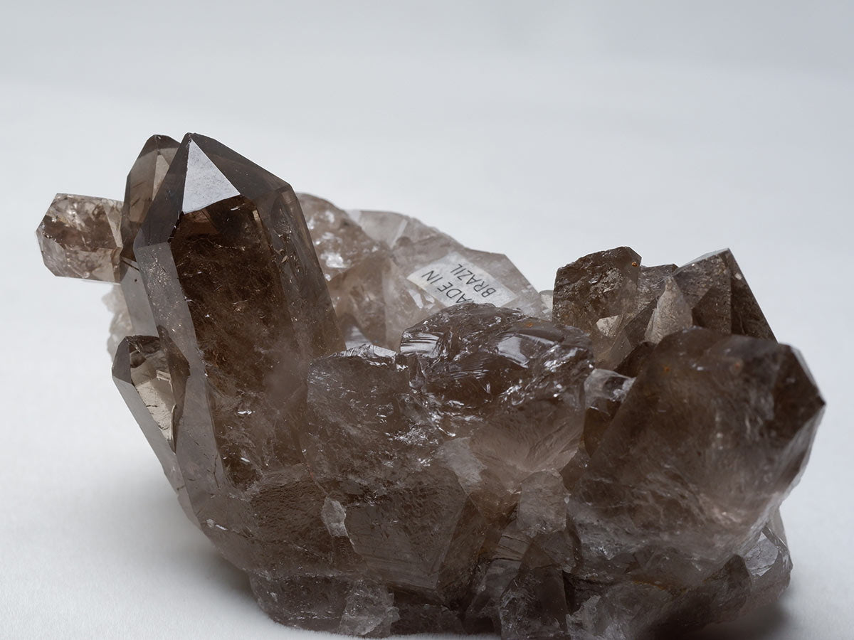 スモーキークォーツ クラスター ブラジル産 モリオン 黒水晶 原石 一点物 272-295