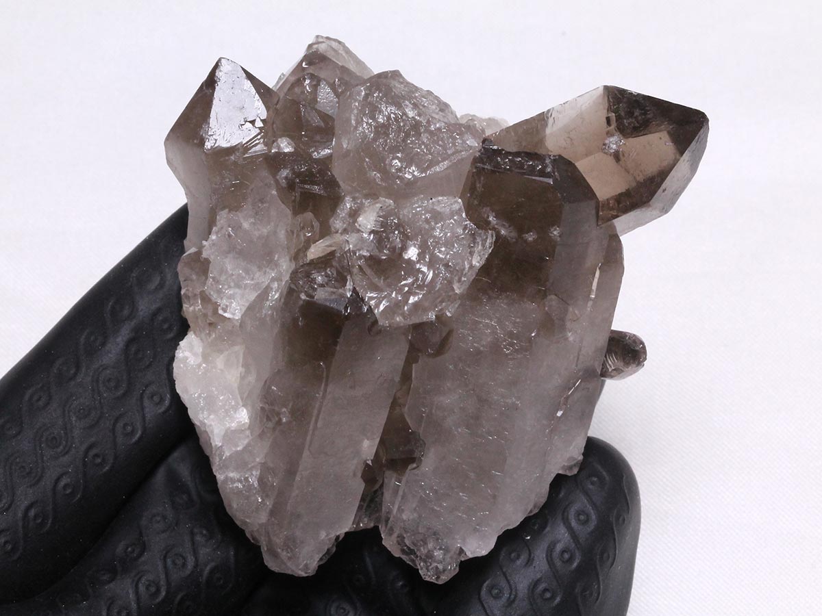 スモーキークォーツ クラスター ブラジル産 煙水晶 原石 一点物 272-321