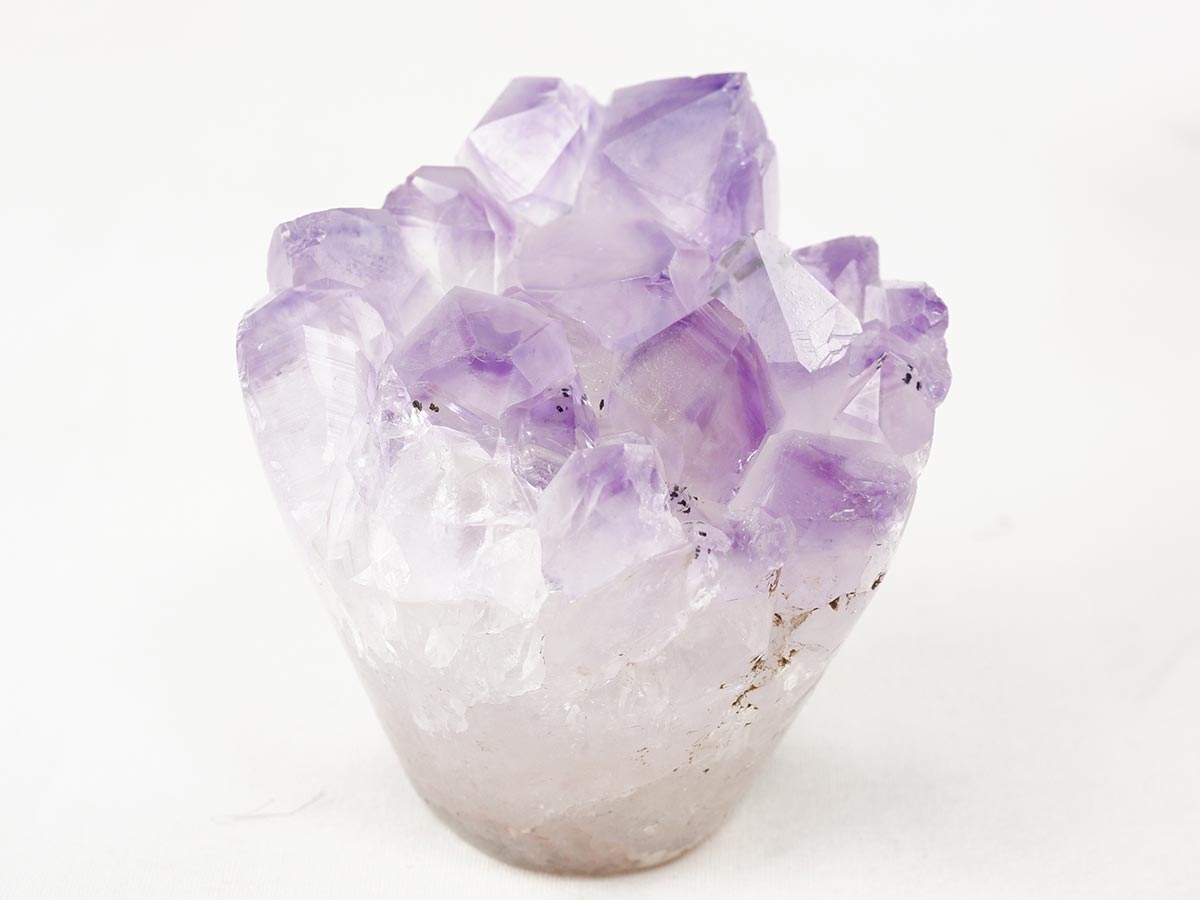 アメジスト クラスター ウルグアイ産 フラワーアメジスト 花型 原石 置物 amethyst 一点物 272-338