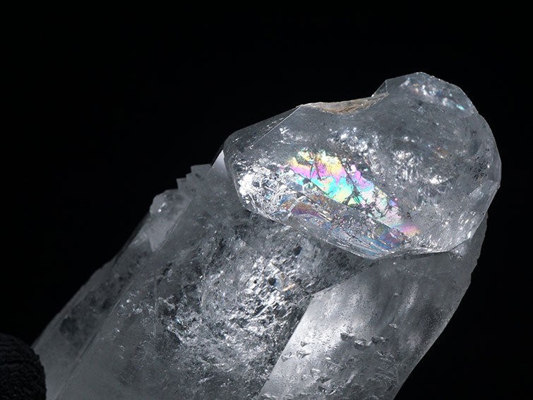 水晶 クラスター 虹入り アーカンソー産 一点物 282-305