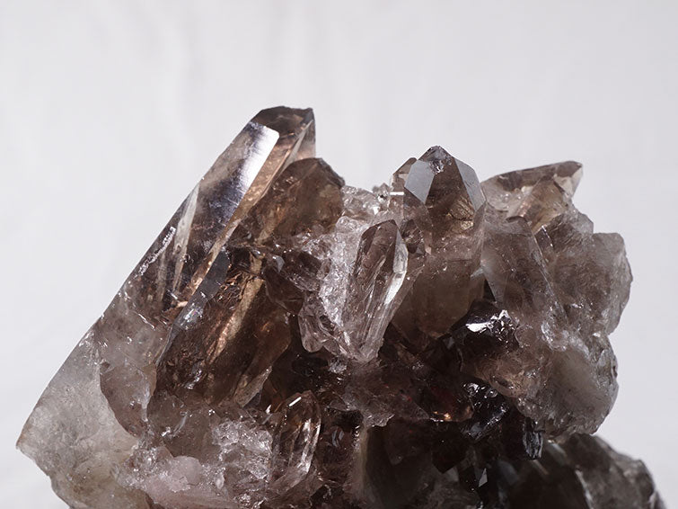 スモーキークォーツ クラスター モリオン 黒水晶 原石 ブラジル産 一点物 282-376