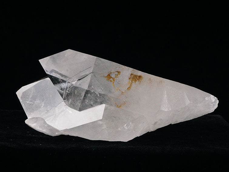 水晶 クラスター 虹入り ツインクリスタル アーカンソー産 282-385