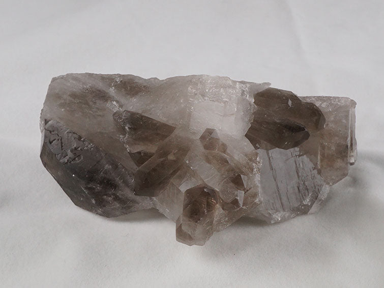 スモーキークォーツ クラスター モリオン 原石 黒水晶 ブラジル産 282-402