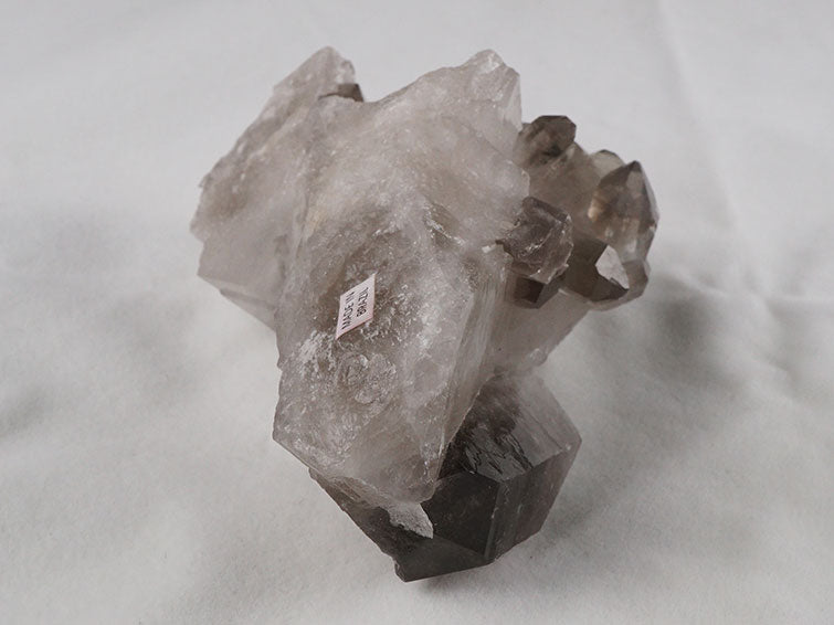 スモーキークォーツ クラスター モリオン 原石 黒水晶 ブラジル産 282-402
