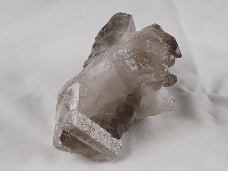 スモーキークォーツ クラスター モリオン 原石 黒水晶 ブラジル産 282-402