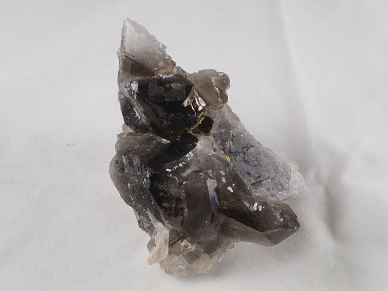 スモーキークォーツ クラスター モリオン 原石 黒水晶 ブラジル産 282-403