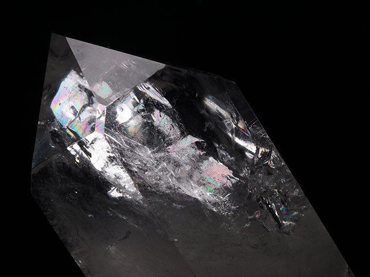水晶 クラスター 虹入り アーカンソー産 原石 一点物 282-482