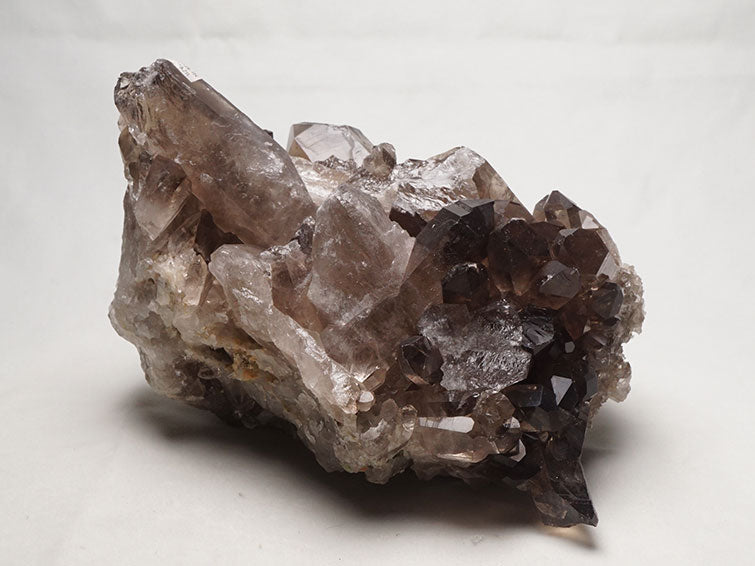 1.4Kg スモーキークォーツ クラスター 原石 煙水晶 モリオン 黒水晶 ブラジル産 一点物 282-495