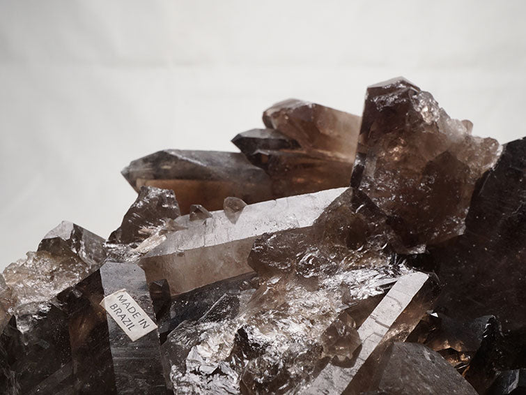 2.8Kg スモーキークォーツ クラスター 原石 煙水晶 モリオン 黒水晶 ブラジル産 一点物 282-496