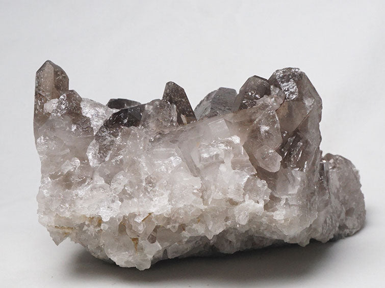 スモーキークォーツ クラスター 煙水晶 原石 モリオン 黒水晶 ブラジル産 一点物 282-510