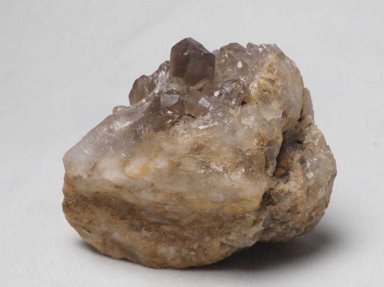 スモーキークォーツ クラスター 煙水晶 原石 モリオン 黒水晶 ブラジル産 一点物 282-519