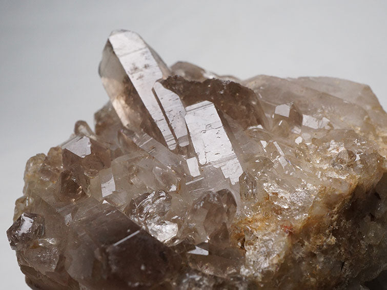 スモーキークォーツ クラスター 煙水晶 原石 モリオン 黒水晶 ブラジル産 一点物 282-519
