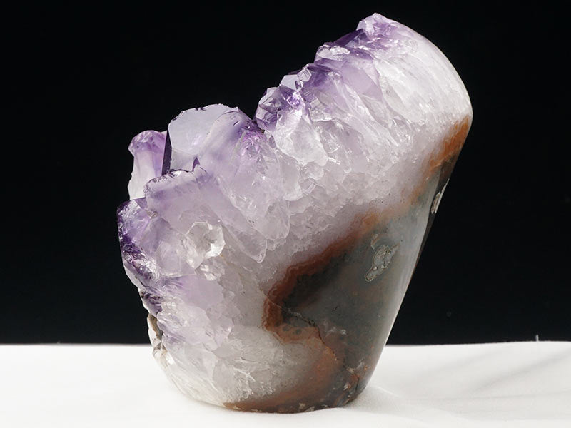 1.2Kg アメジスト クラスター 原石 ウルグアイ産 花型 フラワー amethyst 一点物 282-566