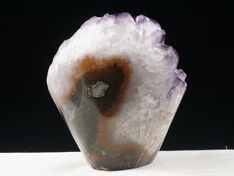 1.2Kg アメジスト クラスター 原石 ウルグアイ産 花型 フラワー amethyst 一点物 282-566