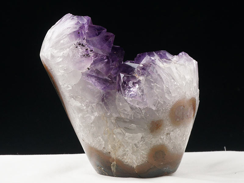 1.2Kg アメジスト クラスター 原石 ウルグアイ産 花型 フラワー amethyst 一点物 282-566