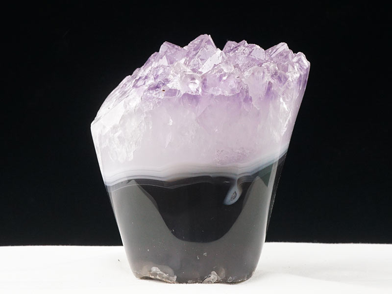 フラワーアメジストクラスター ウルグアイ産 花型 amethyst 原石 一点物 282-579