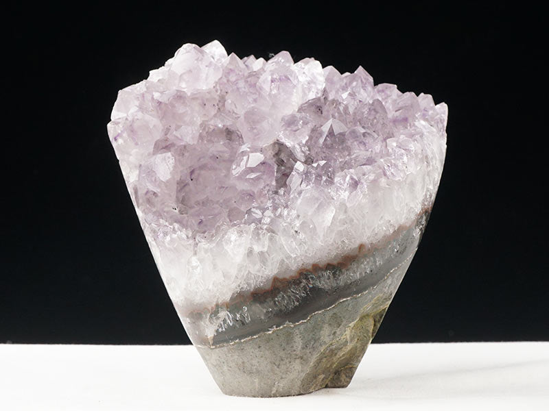 フラワーアメジストクラスター ウルグアイ産 花型 amethyst 原石 一点物 282-583