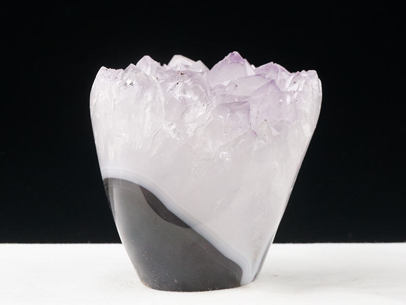 アメジスト クラスター 原石 ウルグアイ産 花型 フラワー amethyst 一点物 282-585