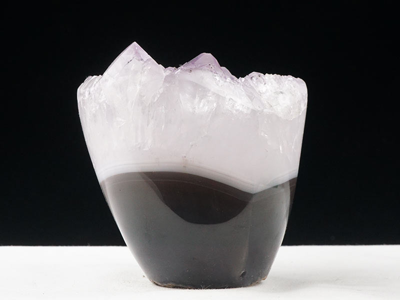 アメジスト クラスター 原石 ウルグアイ産 花型 フラワー amethyst 一点物 282-585