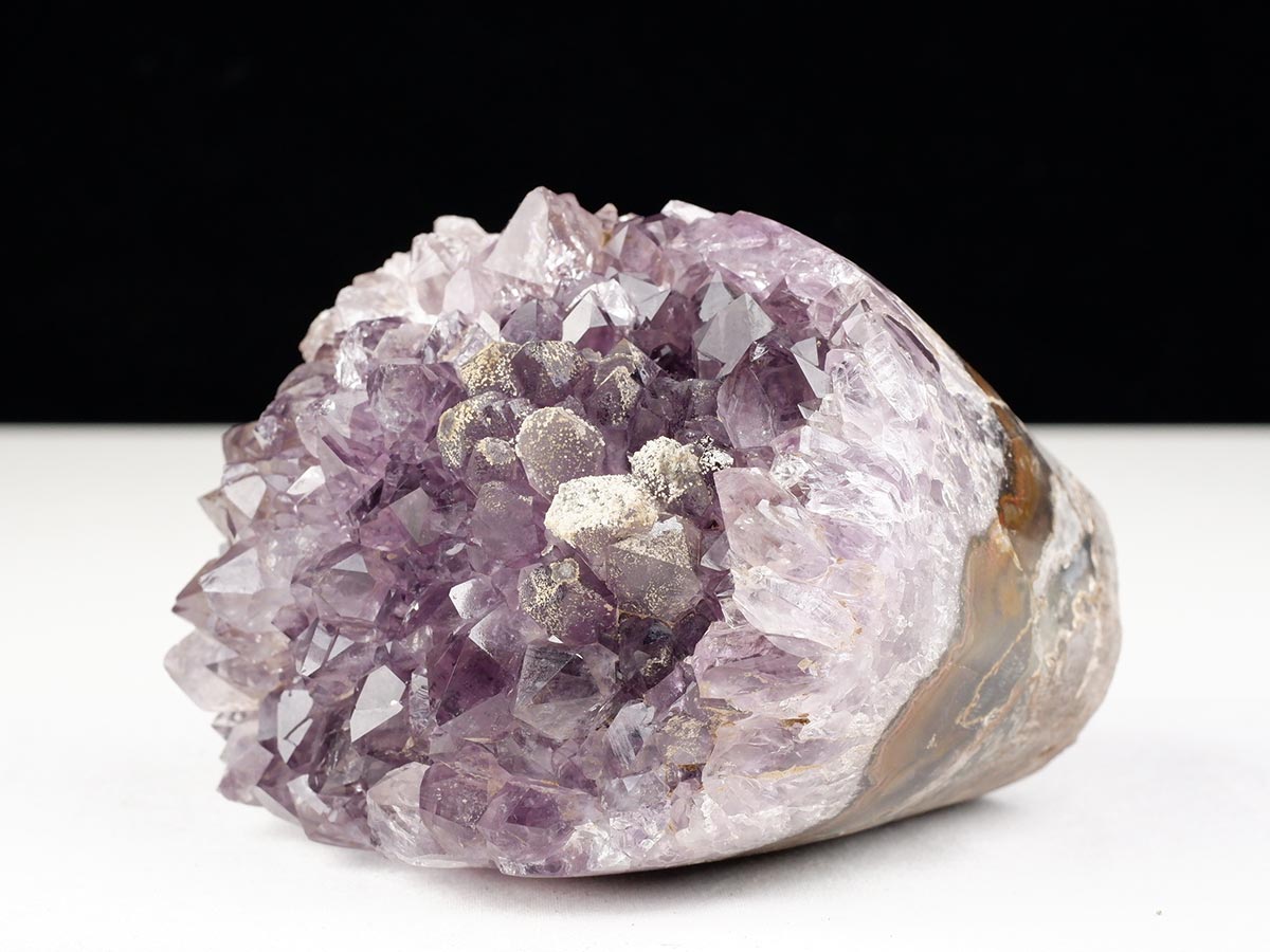 1.1Kg アメジストクラスター 原石 ウルグアイ産 花型 フラワー amethyst 一点物 282-746