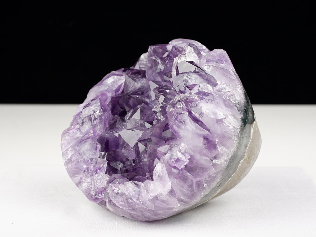 1.3Kg アメジストクラスター 原石 ウルグアイ産 花型 フラワー amethyst 一点物 282-751