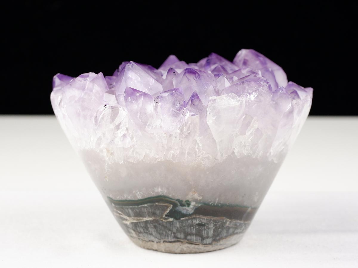 アメジストクラスター 原石 ウルグアイ産 花型 フラワー amethyst 一点物 282-756