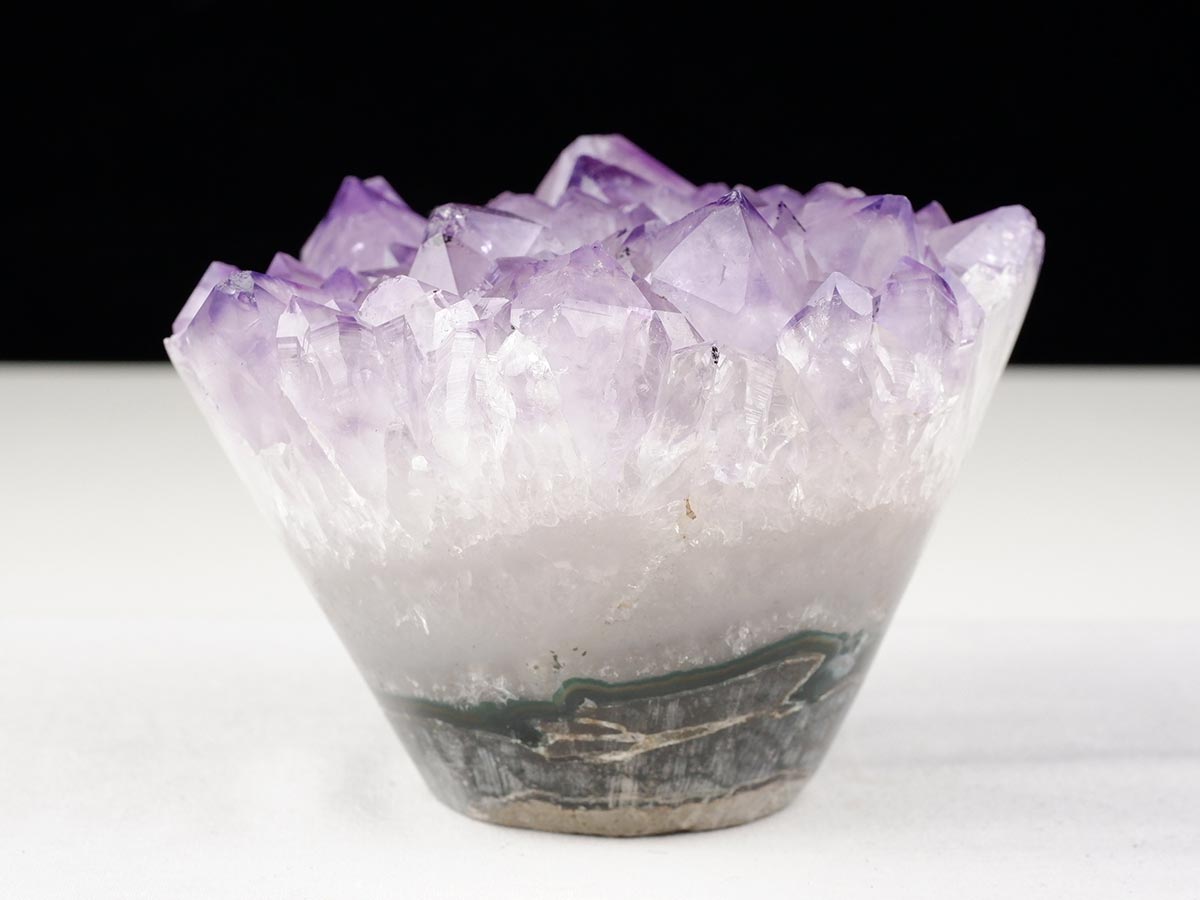 アメジストクラスター 原石 ウルグアイ産 花型 フラワー amethyst 一点物 282-756