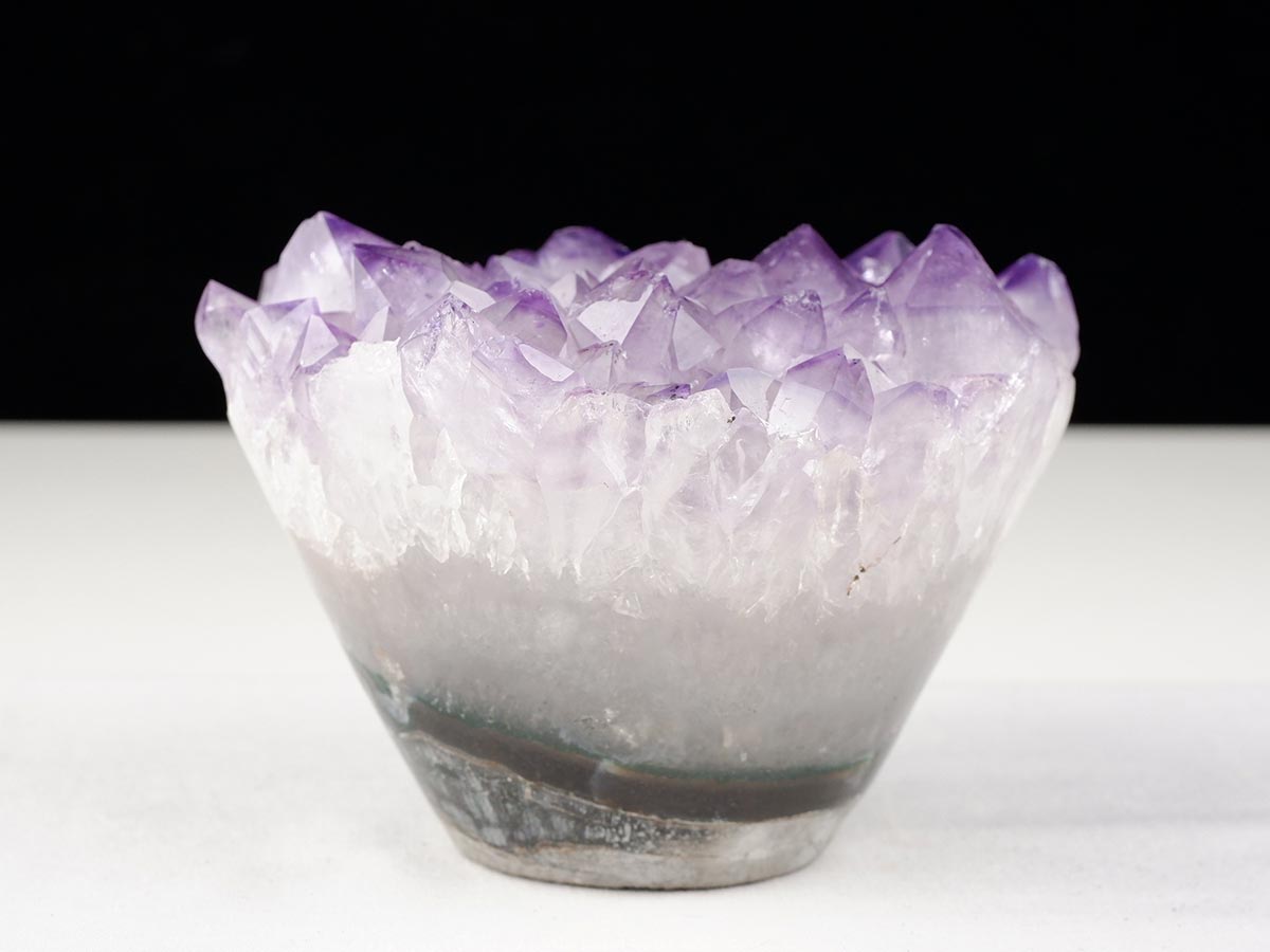 アメジストクラスター 原石 ウルグアイ産 花型 フラワー amethyst 一点物 282-756