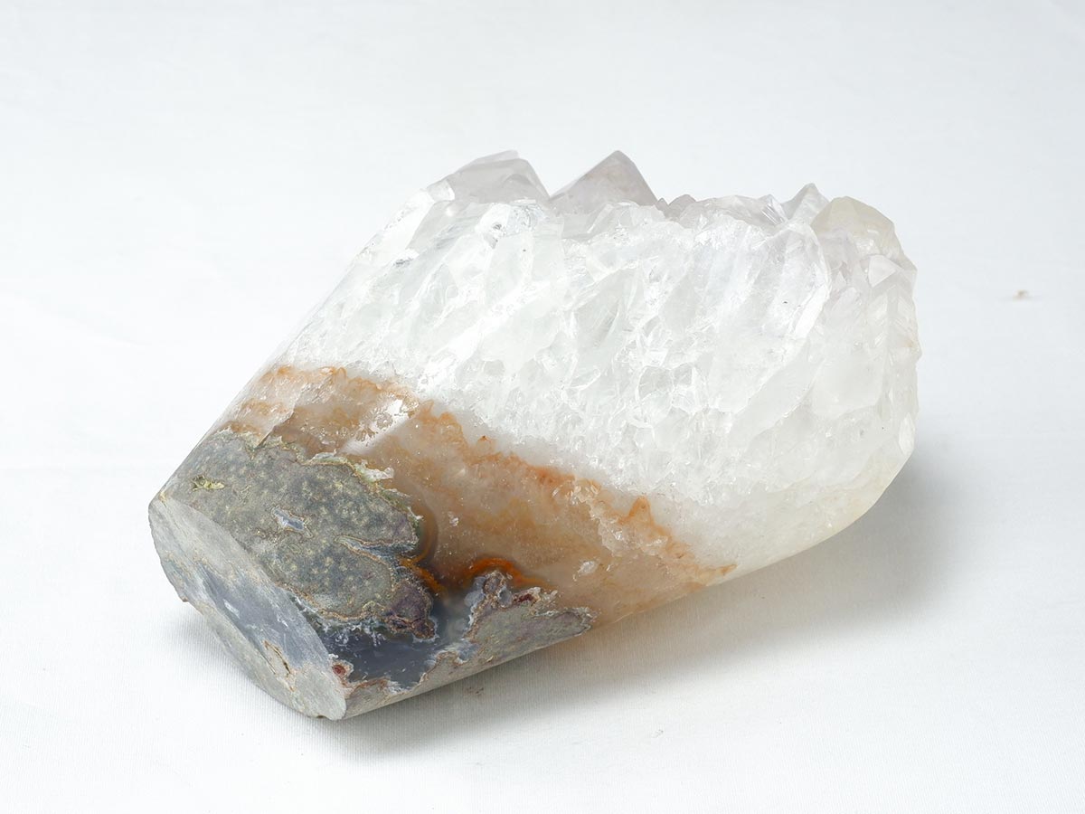 フラワー水晶 クラスター 原石 花形 置物 一点物 282-794