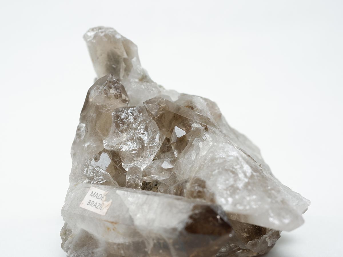 スモーキークォーツ クラスター ブラジル産 モリオン 黒水晶 原石 一点物 282-798