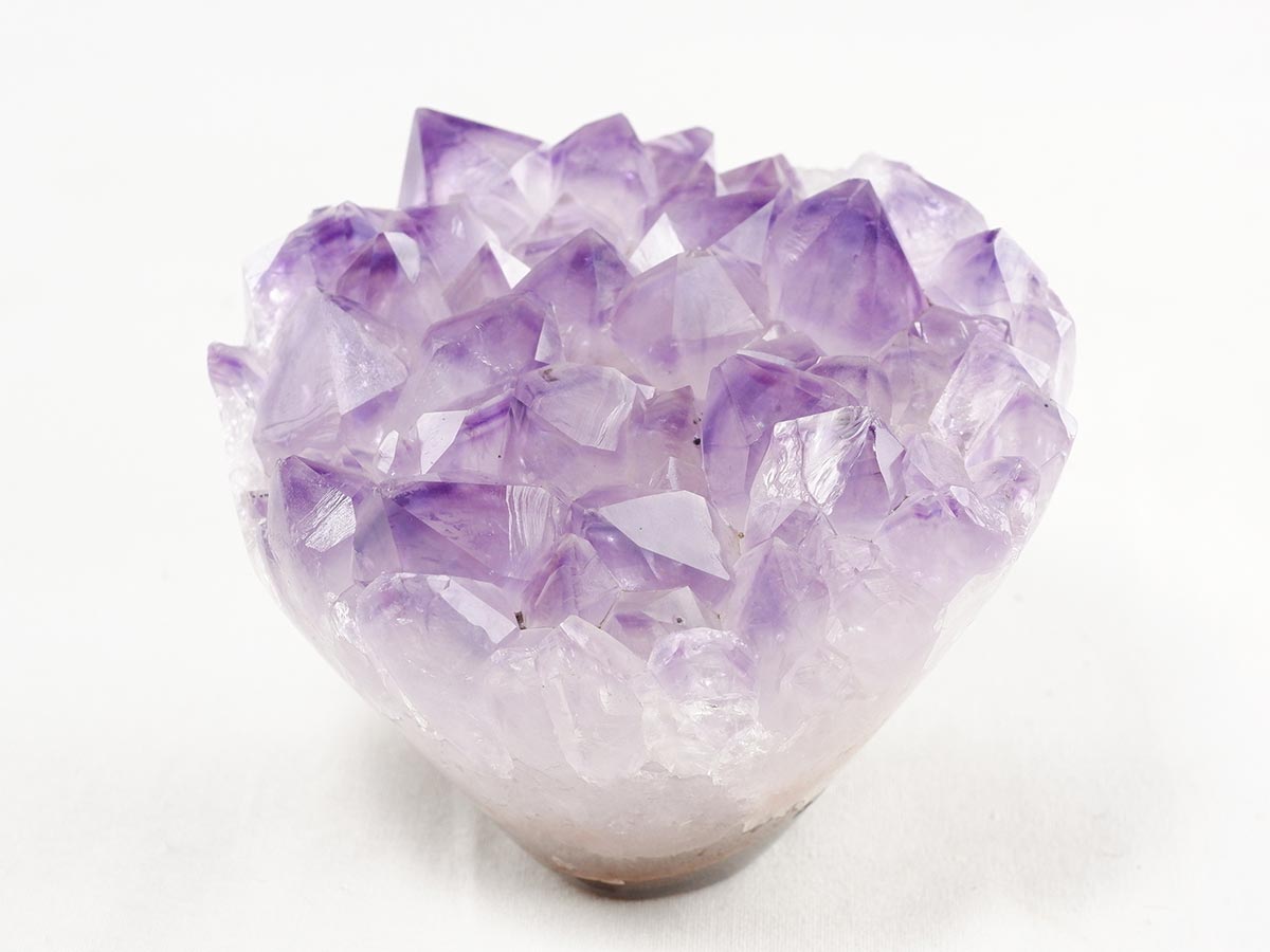 アメジスト クラスター ウルグアイ産 フラワーアメジスト 花型 原石 置物 amethyst 一点物 282-810
