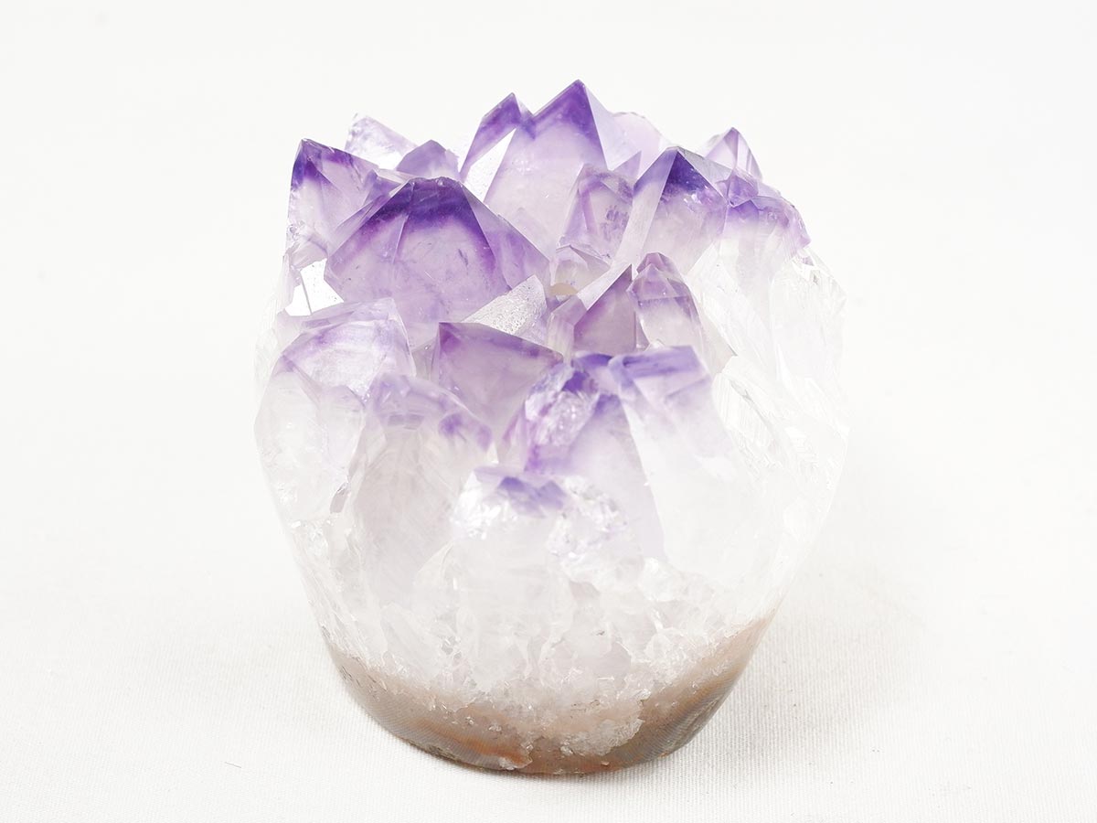 アメジスト クラスター ウルグアイ産 フラワーアメジスト 花型 原石 置物 amethyst 一点物 282-812