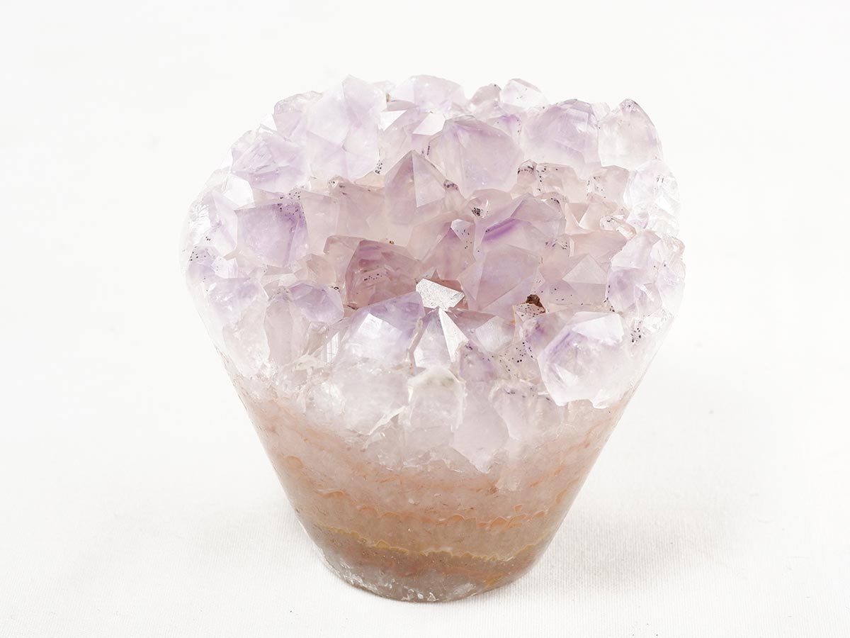 アメジスト クラスター ウルグアイ産 フラワーアメジスト 花型 原石 置物 amethyst 一点物 282-816