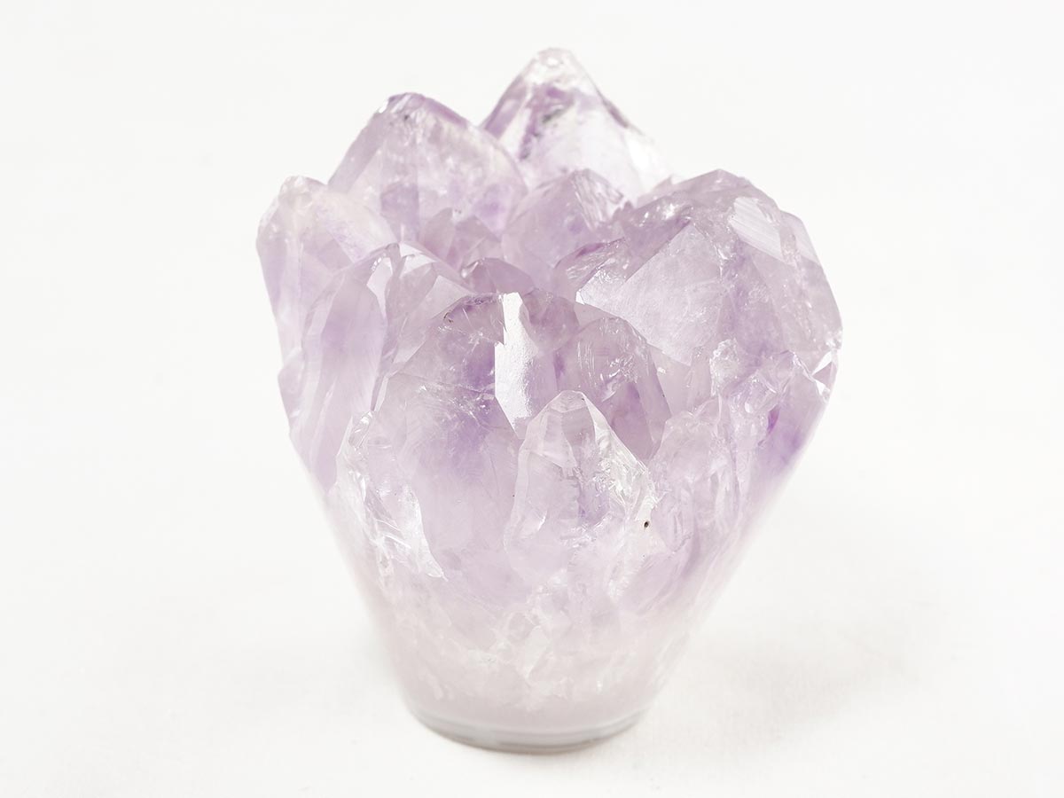 アメジスト クラスター ウルグアイ産 フラワーアメジスト 花型 原石 置物 amethyst 一点物 282-822